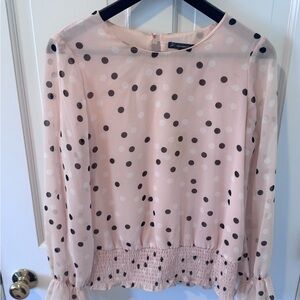 Polka Dot Blouse by Adrienna Papell